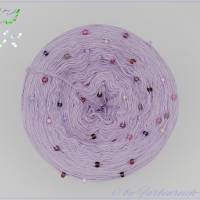 Farbenreich-Wolle Perlenbobbel "AINE" - mit Rocailles - 4-fädig, Bobbel Bild 1