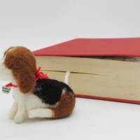 Lesezeichen Beagle - bewacht das Buch der Besitzer, witziges Lesezeichen für Hundliebhaber, Buchband markieren Bild 6