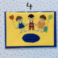 Glückwunschkarte für unsere Kleinen, Klappkarte 10,5 cm x 14,8 cm mit farblich passendem Umschlag Bild 5