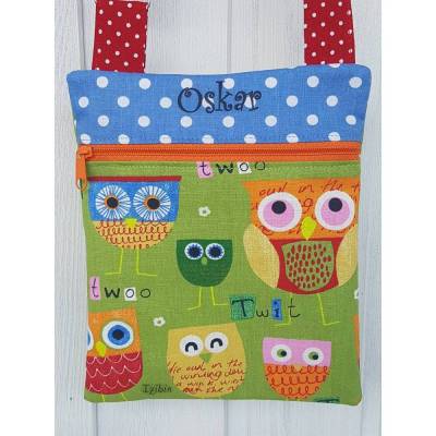 Brustbeutel "freche Eulchen" mit Namen 