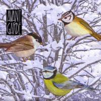 Servietten Wintervögel, Gartenvögel im Schnee, 20 Lunchservietten von Avant Garde zum Basteln Bild 1