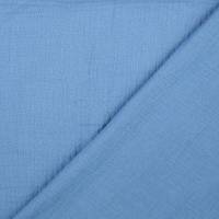 Musselin Double Gauze Baumwolle uni jeansblau  Oeko-Tex Standard 100 1m/10,00 €) Bild 3
