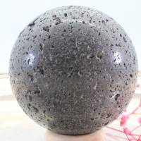 GROSSE Basaltlava Edelsteinkugel 60 mm, Meditation und Heilsteine, glänzende Kugel, Wunderbarer Kristall Bild 7