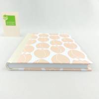 Notizbuch, Tulpen, perle metallic, 100 Blatt, A5, handgefertigt Bild 3