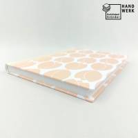 Notizbuch, Tulpen, perle metallic, 100 Blatt, A5, handgefertigt Bild 4
