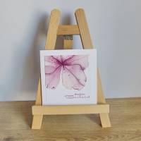 Trauerkarte, Kondolenzkarte "Hortensienblüte" aus der Manufaktur Karla Bild 4