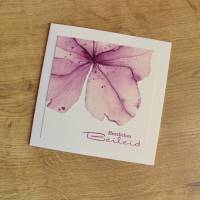 Trauerkarte, Kondolenzkarte "Hortensienblüte" aus der Manufaktur Karla Bild 5