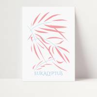 Poster, minimalistisch, Eukalyptus, abstrakt, Minimalismus, Eukalyptus Deko, minimalistisch Bild 4