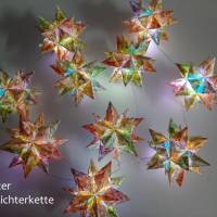 Bascettasterne kunterbunt Regenbogen, transparent/bunt, 10 Stück Bild 2