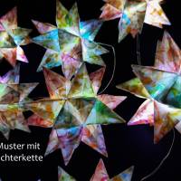 Bascettasterne kunterbunt Regenbogen, transparent/bunt, 10 Stück Bild 6
