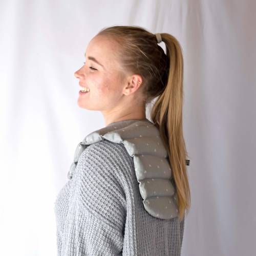 Nackenkissen „Matcha“ mit Dinkel gefüllt// Dinkelkissen, Wärmekissen für kalte Tage