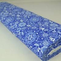 Dekostoff Canvas blau-weiß, 140 cm breit, Meterware, Preis pro 0,5 lfdm Bild 2