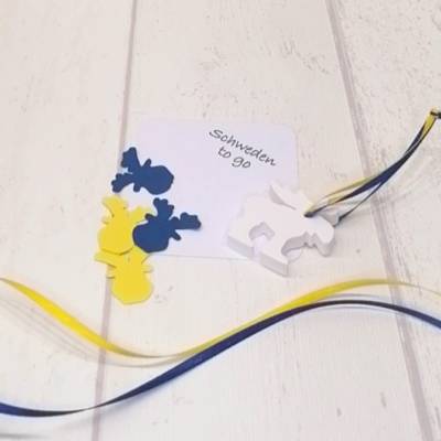 Schweden * Schweden in der Tüte * Elch * Karte * Streuteile * Raysin * Mitbringsel * to go