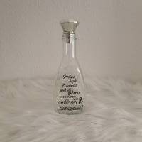 Beste Freundin Einhorn & Glitzerstaub/ Glasflasche mit Schriftzug & Lichterkette/ Geschenkidee / Flaschenlicht Bild 8