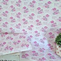 Bettbezug Bauernbettwäsche Bauernstoff - unbenutzt - rosa flieder lila weiß, Rosen Blumen, Vintage Landhaus Bild 6