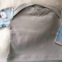 Frühchen Pullover , Gr 44 bis 48, Reborn Baby, Handgefertigt aus Jersey, Bekleidung für Frühchen Babys Bild 4