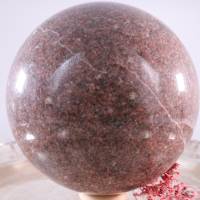 GROSSE MANGA GRANIT Edelsteinkugel 108 mm, Meditation und Heilsteine, glänzende Kugel, Wunderbarer Kristall Bild 1
