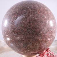 GROSSE MANGA GRANIT Edelsteinkugel 108 mm, Meditation und Heilsteine, glänzende Kugel, Wunderbarer Kristall Bild 2