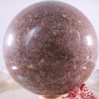 GROSSE MANGA GRANIT Edelsteinkugel 108 mm, Meditation und Heilsteine, glänzende Kugel, Wunderbarer Kristall Bild 3
