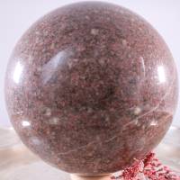 GROSSE MANGA GRANIT Edelsteinkugel 108 mm, Meditation und Heilsteine, glänzende Kugel, Wunderbarer Kristall Bild 4