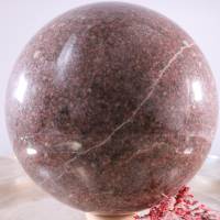 GROSSE MANGA GRANIT Edelsteinkugel 108 mm, Meditation und Heilsteine, glänzende Kugel, Wunderbarer Kristall Bild 5