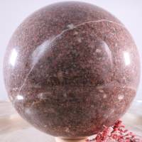 GROSSE MANGA GRANIT Edelsteinkugel 108 mm, Meditation und Heilsteine, glänzende Kugel, Wunderbarer Kristall Bild 6