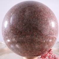 GROSSE MANGA GRANIT Edelsteinkugel 108 mm, Meditation und Heilsteine, glänzende Kugel, Wunderbarer Kristall Bild 8