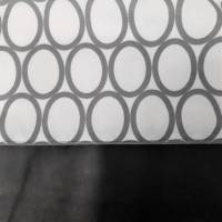 Turnbeutel, Rucksack mit Kunstleder grau/weiß Bild 7