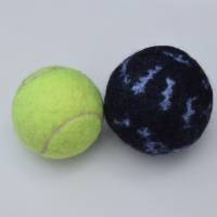 Filzball Wolle 7,5 cm waschbar handgemacht zum Spielen, Jonglieren, Handtraining, Entspannen Bild 4