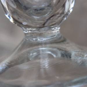 Kristall Trompetenvase Vase geätztes Blumendekor 24 % Bleikristall Vintage Art Deco 30er 40er Jahre Bild 6