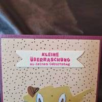 Geburtstagskarte mit Hase / Hase Geburtstagskarte / Geburtstagskarten mit Hasenmotiv / süßer Hase / Pirat / Herz Bild 5