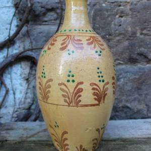 antike Flasche Vorratsflasche Ölflasche Bürgel Steinzeug um 1880 - 1900 Bild 2