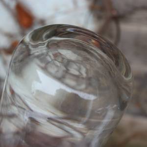 Vase Glas Glasvase Vintage 80er Jahre Bild 6