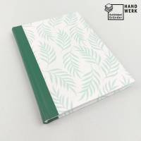 Notizbuch, A5, Zweige, grün, 100 Blatt, handgefertigt Bild 1