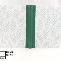 Notizbuch, A5, Zweige, grün, 100 Blatt, handgefertigt Bild 2