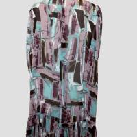 Damen Tunika Kleid | Abstrakte Kunst Bunt | Bild 2