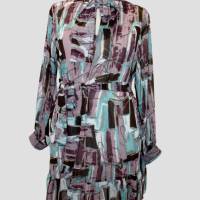 Damen Tunika Kleid | Abstrakte Kunst Bunt | Bild 3
