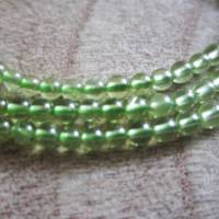 Glatte Peridot Perlen 3 mm A Qualität ein Strang Bild 3