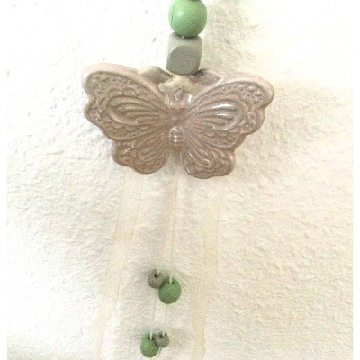 Deko-Perlenhänger Suncatcher Schmetterling handgemacht von Hobbyhaus