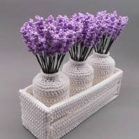 Häkelanleitung Blumen-Dekoration Provence Lavendel Traum - einfach & vielseitig Bild 2
