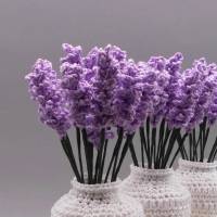 Häkelanleitung Blumen-Dekoration Provence Lavendel Traum - einfach & vielseitig Bild 4