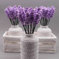 Häkelanleitung Blumen-Dekoration Provence Lavendel Traum - einfach & vielseitig Bild 5