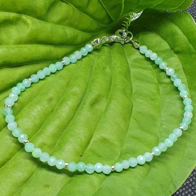 Edelsteinarmband Chrysopras