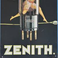 Vintage Blechschild Zenith nostalgische Werbung Bild 3