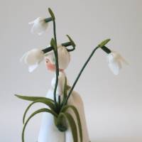 Schneeglöckchen - Blumenkind - Jahreszeitentisch - Waldorf Art Bild 2