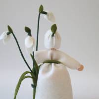 Schneeglöckchen - Blumenkind - Jahreszeitentisch - Waldorf Art Bild 3