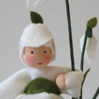 Schneeglöckchen - Blumenkind - Jahreszeitentisch - Waldorf Art Bild 4