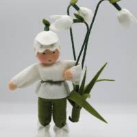 Schneeglöckchen - Blumenkind - Jahreszeitentisch - Waldorf Art Bild 6