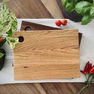 Holzschneidebrett  [26x20] Küchenbrett aus Wildeiche in verschiedenen Varianten Bild 3