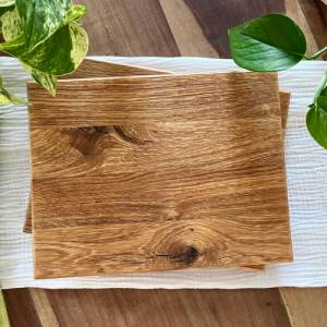 Holzschneidebrett  [26x20] Küchenbrett aus Wildeiche in verschiedenen Varianten Bild 5